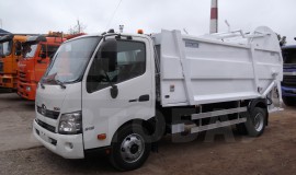 Мусоровоз HM 8 MONO на шасси HINO 300 с функцией перегрузки